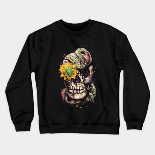 Snake & Skull Crewneck Sweatshirt